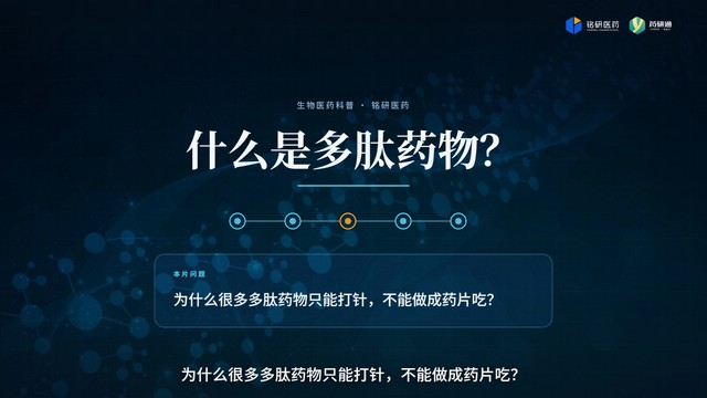 什么是多肽药物 - 生命科学科普系列